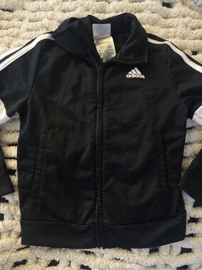 Adidas Black Kids Track Jacket Size 4T